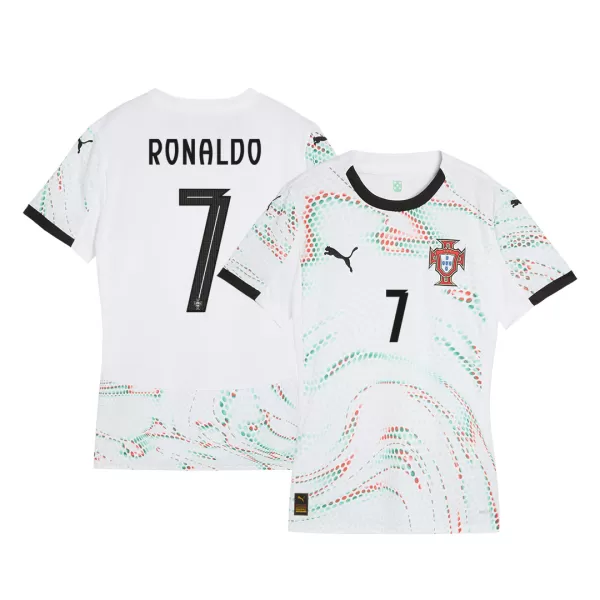 Women's Portugal RONALDO #7 Away Soccer Jersey 2025 - thejerseys