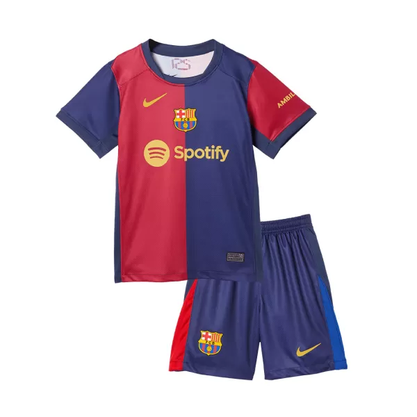 Kid's Barcelona Home Jerseys Kit(Jersey+Shorts) 2024/25 - thejerseys