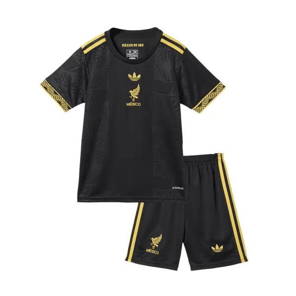 Kid's Mexico Third Away Jersey Kit(Jersey+Shorts) Gold Cup 2025 - thejerseys