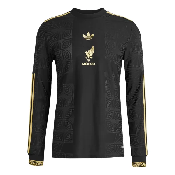 Men's Mexico Third Away Long Sleeve Soccer Jersey Gold Cup 2025 - Player Version - thejerseys