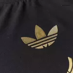 Authentic Mexico Third Away Long Sleeve Soccer Jersey Kit(Jersey+Shorts) 2025 Black - Gold Cup - thejerseys