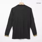 Authentic Mexico Third Away Long Sleeve Soccer Jersey Kit(Jersey+Shorts) 2025 Black - Gold Cup - thejerseys