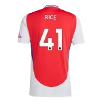 [Super Quality] Men's Arsenal RICE #41 Home Soccer Jersey 2024/25 - thejerseys