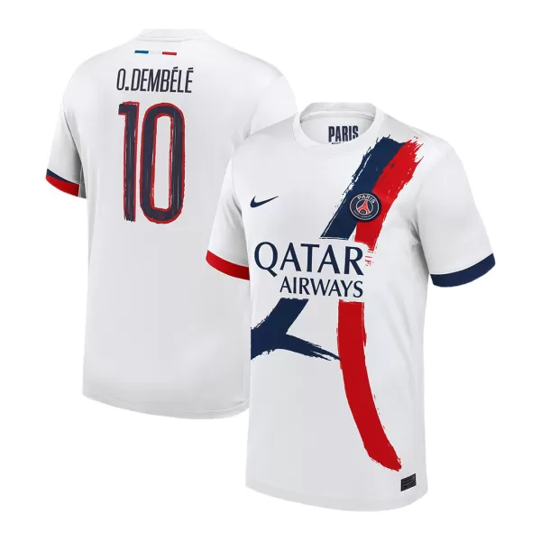 [Super Quality] Men's PSG O.DEMBÉLÉ #10 Away Soccer Jersey 2024/25 UCL - thejerseys
