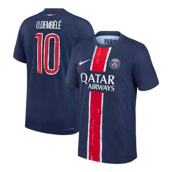 PSG O.DEMBÉLÉ #10 Home Match Jersey 2024/25 UCL - thejerseys