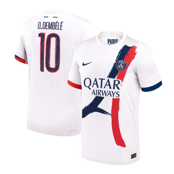 PSG O.DEMBÉLÉ #10 Away Match Jersey 2024/25 UCL - thejerseys