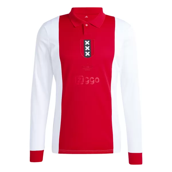 Men's Ajax 125th Anniversary Long Sleeve Soccer Jersey 2024/25 - thejerseys