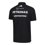 Mercedes AMG Petronas F1 Black Team Polo Shirt 2025 - thejerseys