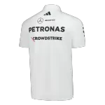 Mercedes AMG Petronas F1 White Team Polo Shirt 2025 - thejerseys