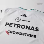 Mercedes AMG Petronas F1 Racing Team White T-Shirt 2025 - thejerseys