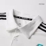 Mercedes AMG Petronas F1 White Team Polo Shirt 2025 - thejerseys