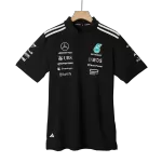 Mercedes AMG Petronas F1 Black Team Polo Shirt 2025 - thejerseys