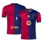 Men's Barcelona Home Soccer Jersey Copa del Rey Final 2024/25 - thejerseys