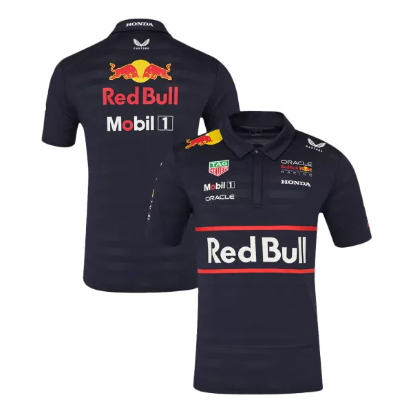 Red Bull F1 Navy Team Polo Shirt 2025 - thejerseys