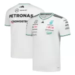 Mercedes AMG Petronas F1 Racing Team White T-Shirt 2025 - thejerseys