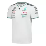 Mercedes AMG Petronas F1 Racing Team White T-Shirt 2025 - thejerseys