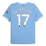 Men's Manchester City DE BRUYNE #17 Home Soccer Jersey 2025/26 - thejerseys