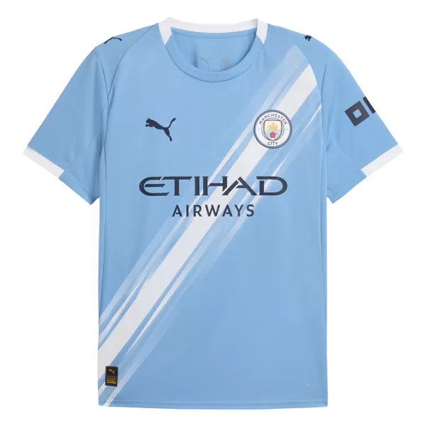 Men's Manchester City Home Soccer Jersey 2025/26 - thejerseys