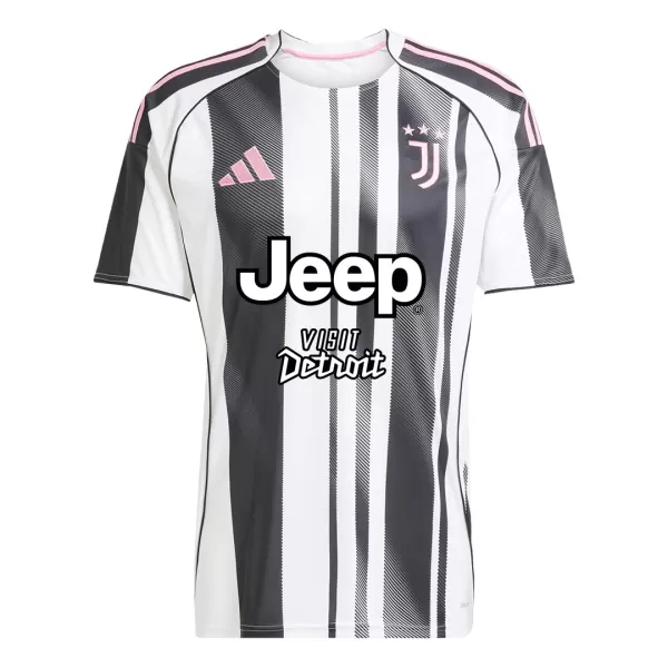 Juventus Home Soccer Jersey 2025/26 Black&White - thejerseys