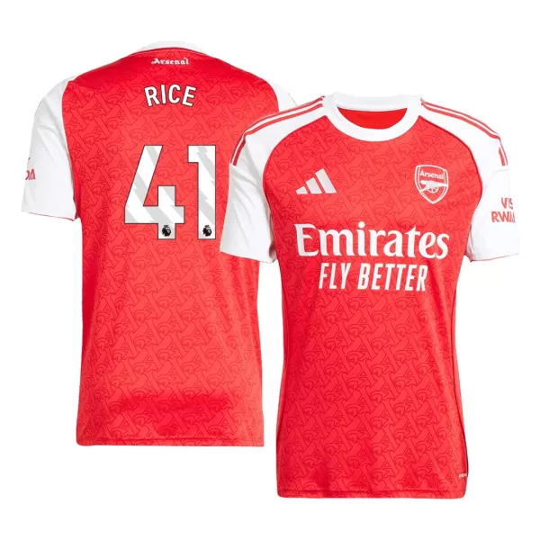 RICE #41 Arsenal Home Jersey 2025/26 - thejerseys