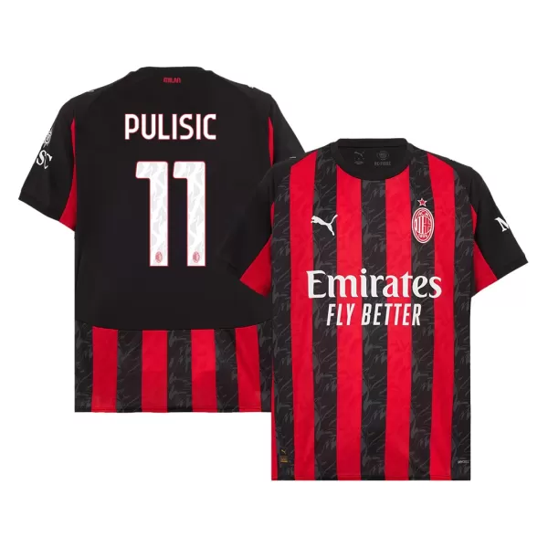 AC Milan PULISIC #11 Home Jersey 2025/26 - thejerseys
