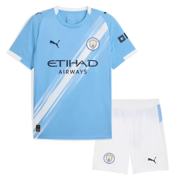 Kid's Manchester City Home Jersey Kit 2025/26 - thejerseys