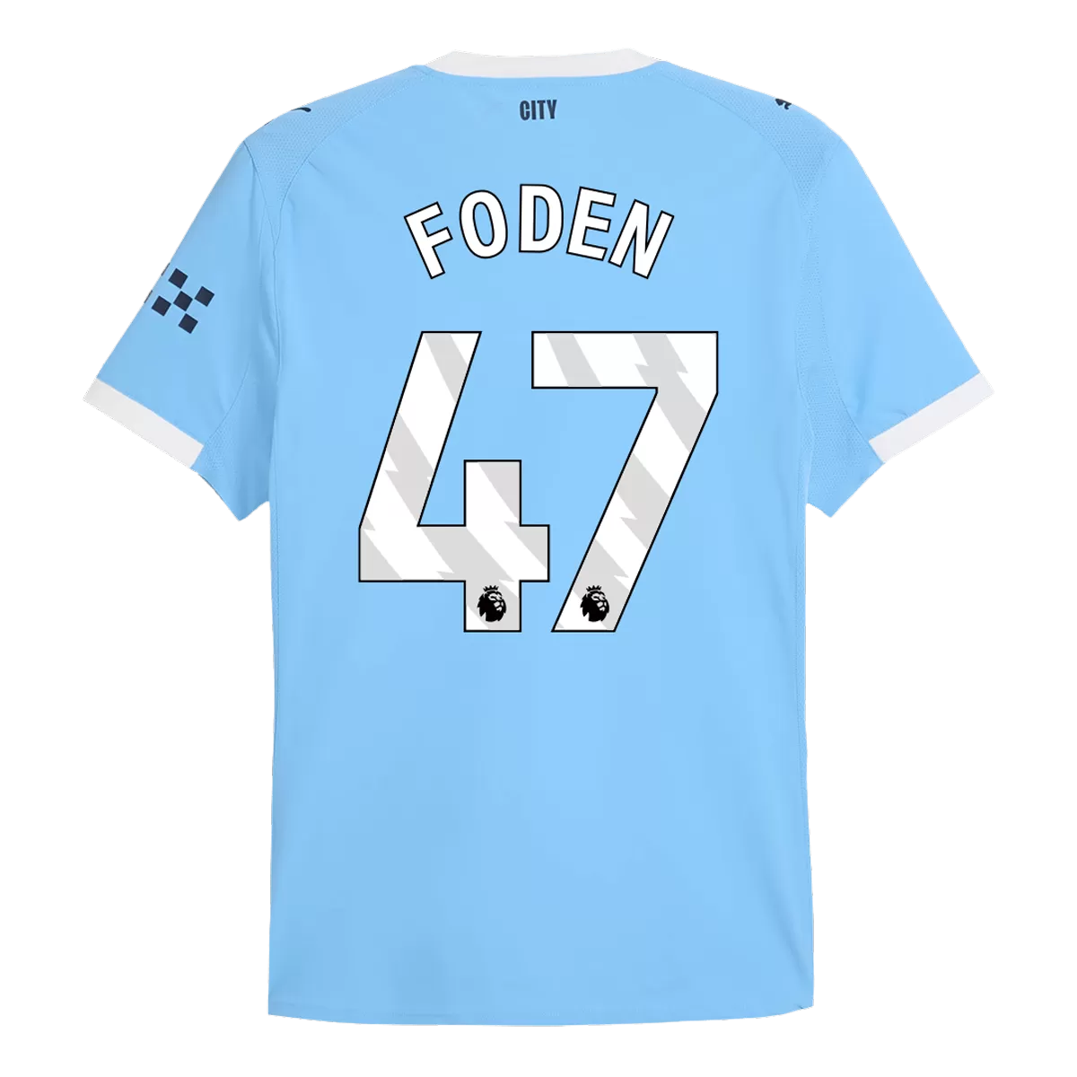 Manchester City FODEN #47 Home Soccer Jersey 2025/26 - thejerseys