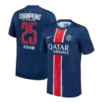 PSG CHAMPIONS #25 Home Jersey Champion Edition 2024/25 - thejerseys