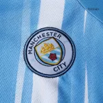 Kids Manchester City Home Jersey Full Kit 2025/26 - thejerseys