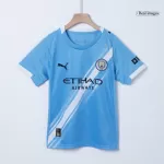 Kids Manchester City Home Jersey Full Kit 2025/26 - thejerseys