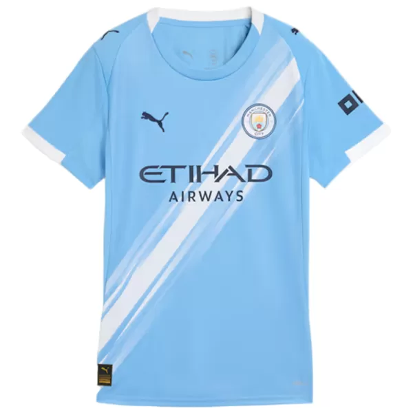 Women's Manchester City Home Soccer Jersey 2025/26 - thejerseys