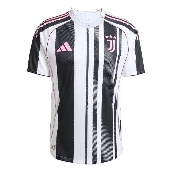 Authentic Juventus Home Soccer Jersey 2025/26 Black&White - thejerseys