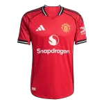 B.FERNANDES #8 Manchester United Home Match Jersey Player Version 2025/26 - thejerseys