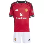 Kids Manchester United Home Jersey Kit 2025/26 - thejerseys