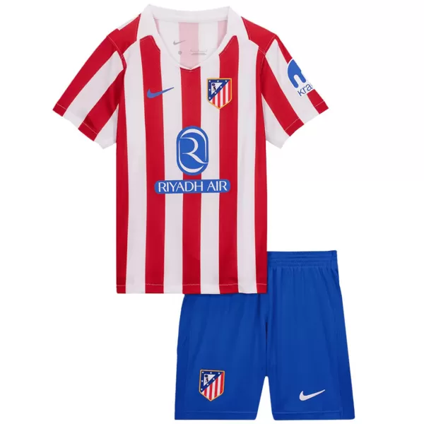 Kids Atletico Madrid Home Jersey Kit 2025/26 - thejerseys