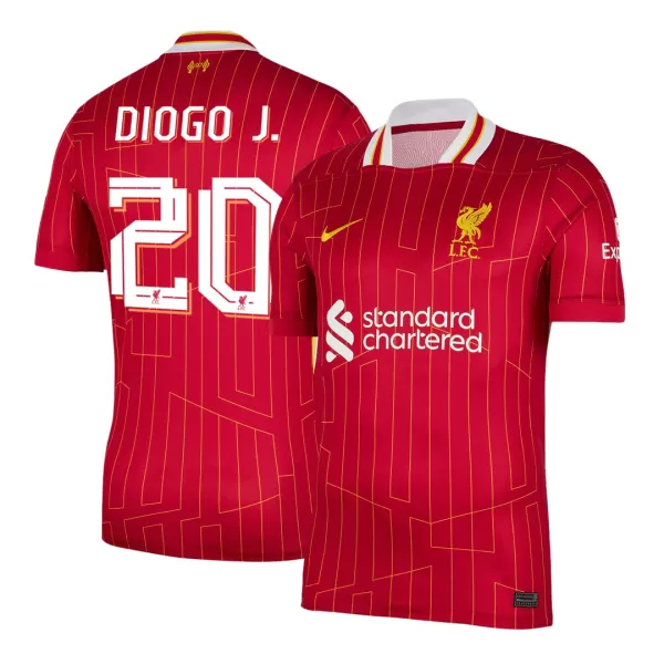 DIOGO J. #20 Liverpool Home Jersey 2024/25 - UCL - thejerseys