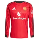 Manchester United Home Long Sleeve Jersey 2025/26 - thejerseys
