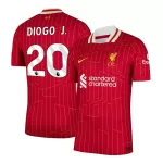 DIOGO J. #20 Liverpool Home Match Jersey Player Version 2024/25 - thejerseys