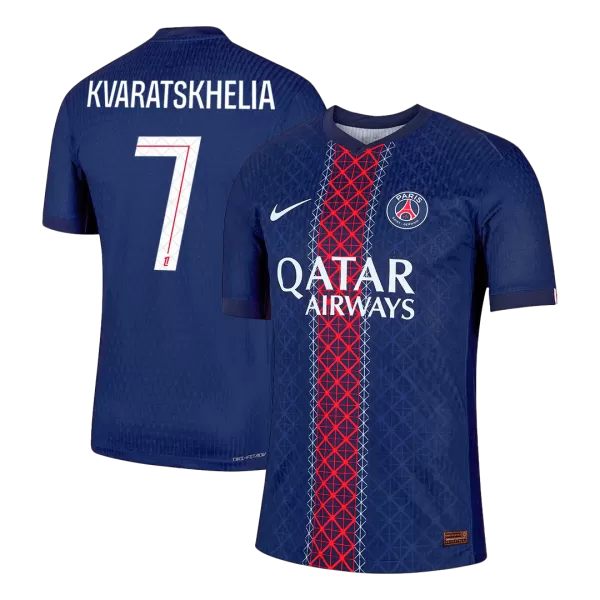 KVARATSKHELIA #7 PSG Home Match Jersey Player Version 2025/26 - thejerseys