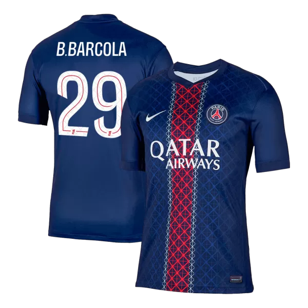 B.BARCOLA #29 PSG Home Jersey 2025/26 - [Super Quality] - thejerseys
