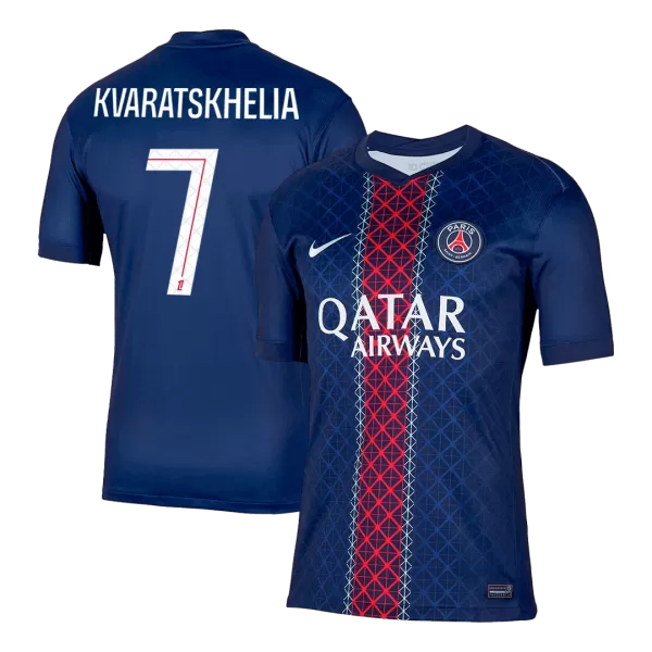 KVARATSKHELIA #7 PSG Home Jersey 2025/26 - [Super Quality] - thejerseys