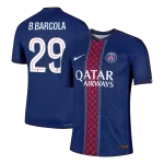 B.BARCOLA #29 Authentic PSG Home Soccer Jersey 2025/26 Navy - thejerseys