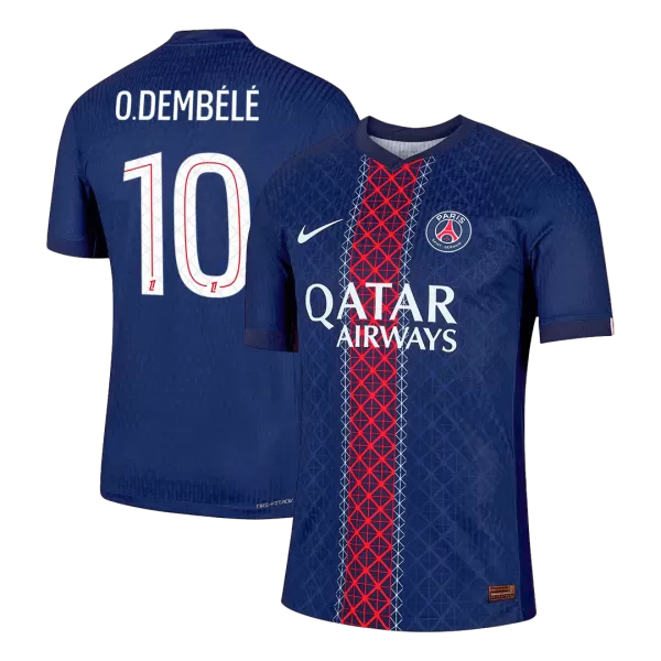 O.DEMBÉLÉ #10 PSG Home Match Jersey Player Version 2025/26 - thejerseys