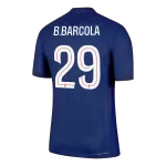 B.BARCOLA #29 Authentic PSG Home Soccer Jersey 2025/26 Navy - thejerseys