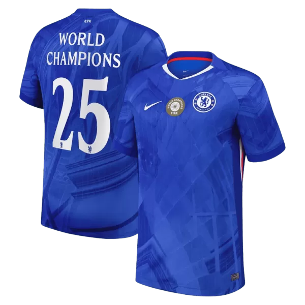 WORLD CHAMPIONS #25 Chelsea Home Jersey 2025/26 - with chest badge - thejerseys