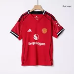 Kids Manchester United Home Jersey Full Kit 2025/26 - thejerseys