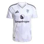 B.FERNANDES #8 Manchester United Away Match Jersey Player Version 2025/26 - thejerseys