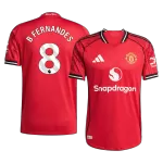 B.FERNANDES #8 Manchester United Home Match Jersey Player Version 2025/26 - thejerseys
