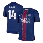 D.DOUÉ #14 PSG Home Match Jersey Player Version 2025/26 - thejerseys