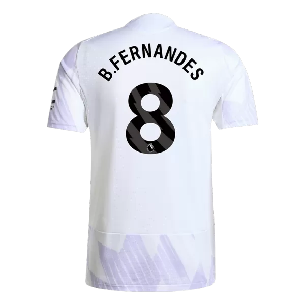 B.FERNANDES #8 Manchester United Away Match Jersey Player Version 2025/26 - thejerseys